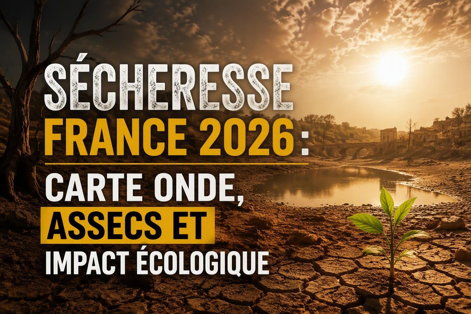 Sécheresse France 2026