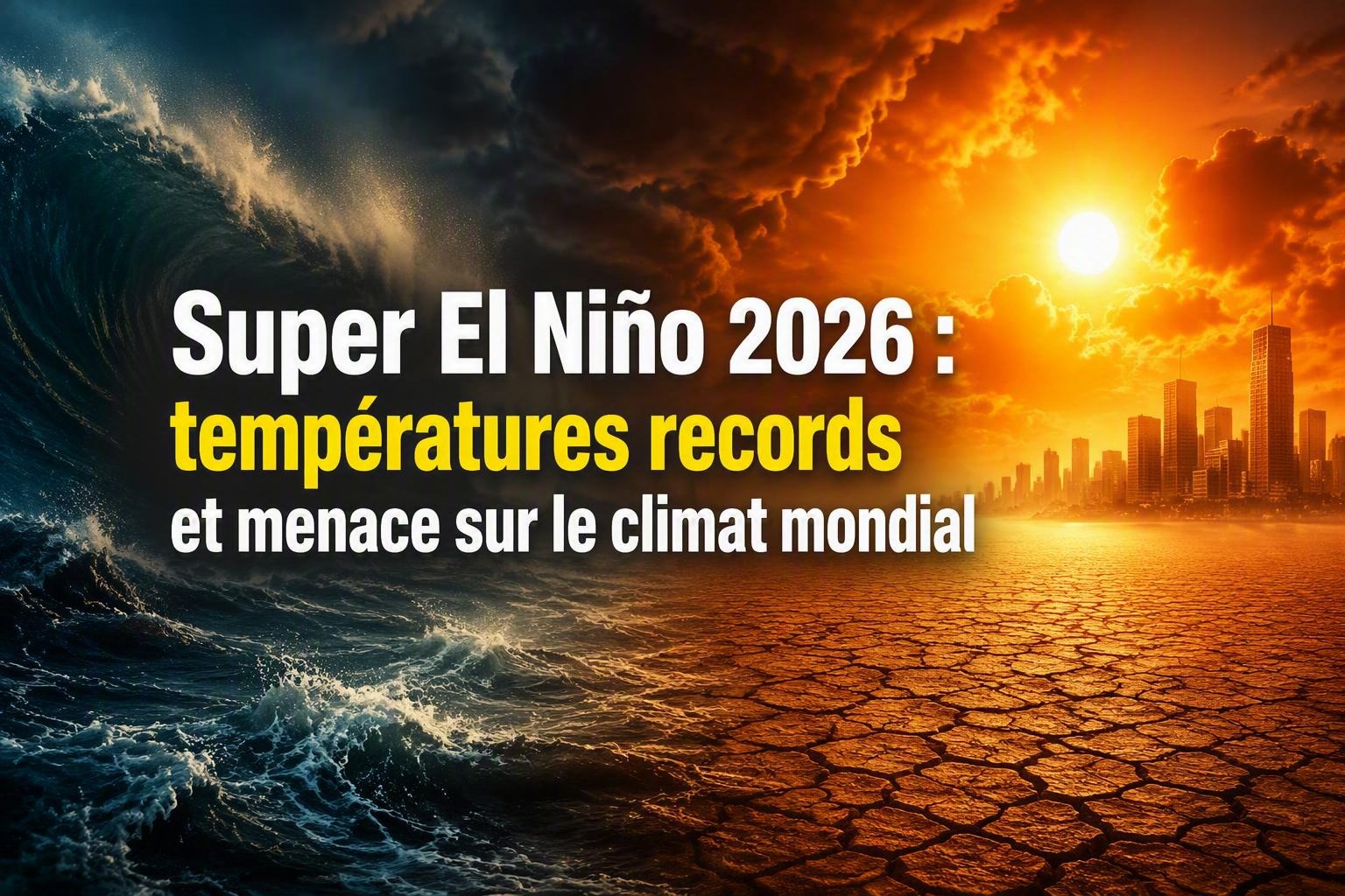 Super El Niño 2026 : le Pacifique atteint des températures records et menace le climat mondial