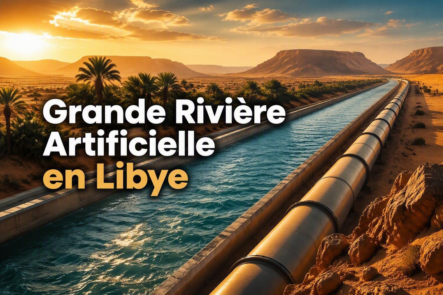Grande Rivière Artificielle en Libye : l'incroyable défi de l'eau fossile sous le Sahara