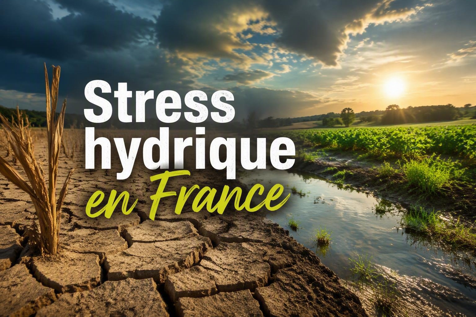 Stress hydrique en France : Comprendre l'indice d'humidité des sols et les enjeux agricoles