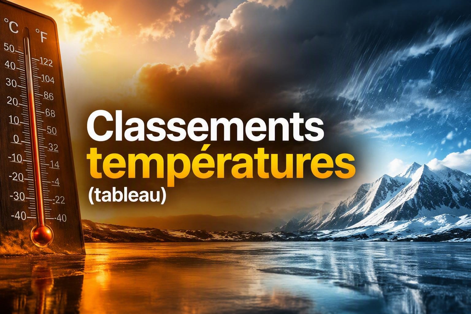 temperatures