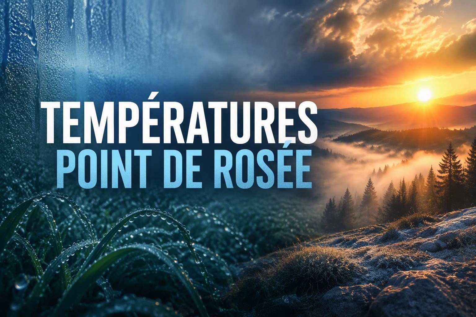 Comment lire une carte d’observation du point de rosée ?