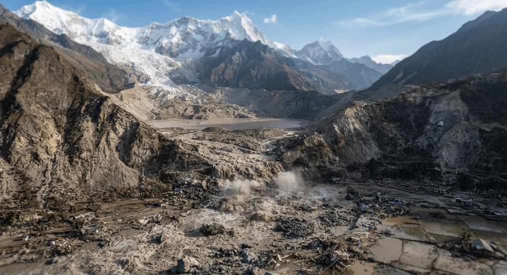 Rupture de lac glaciaire (GLOF) Himalaya : mécanismes et risques
