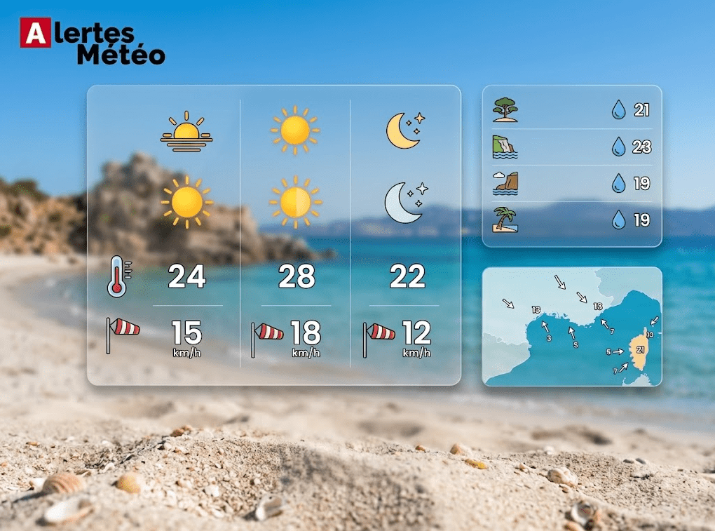 Météo des plages