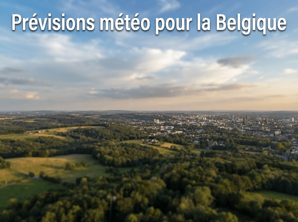 Prévisions météo pour la Belgique