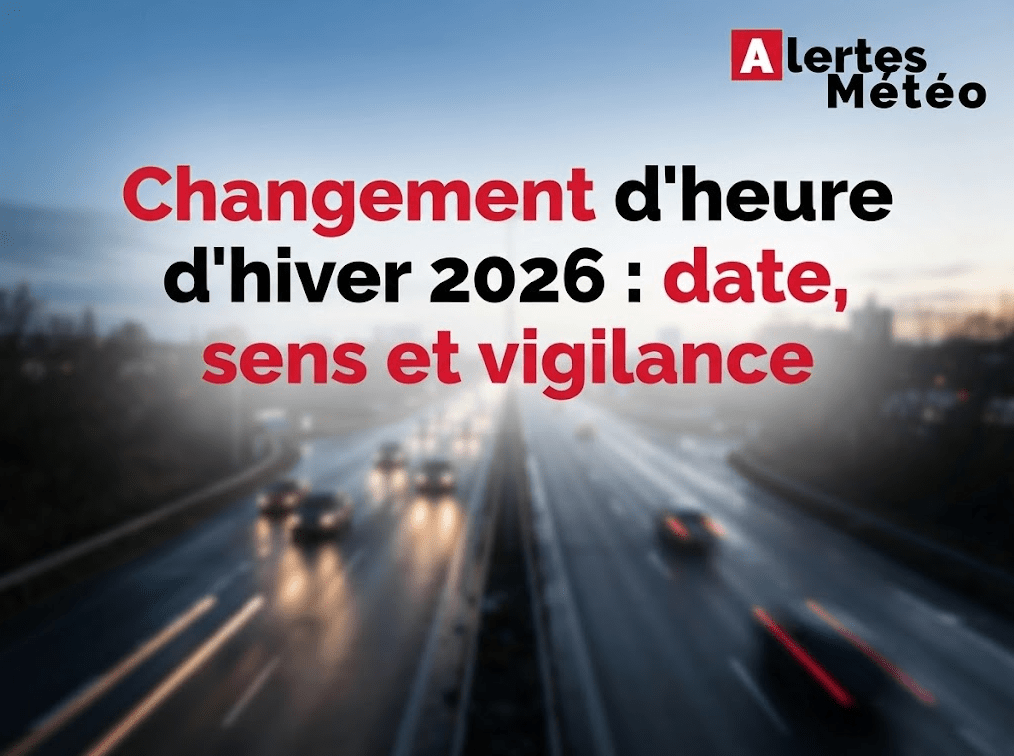 Changement d'heure d'hiver 2026 : date, sens et vigilance sur les routes