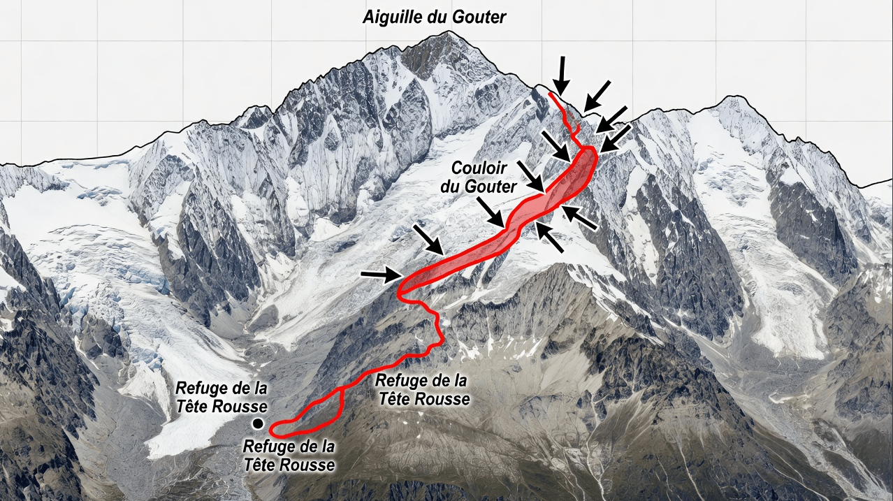 couloir du Goûter