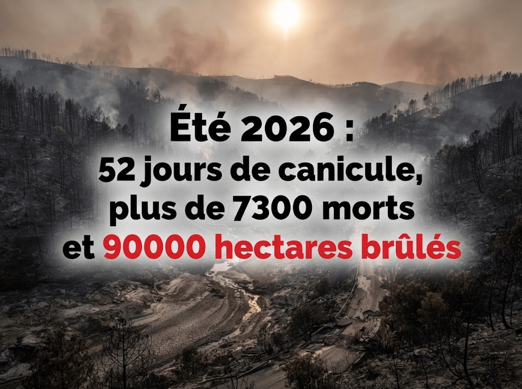 52 jours de canicule, plus de 7300 morts et 90000 hectares brûlés, un bilan que Jancovici jugeait prévisible