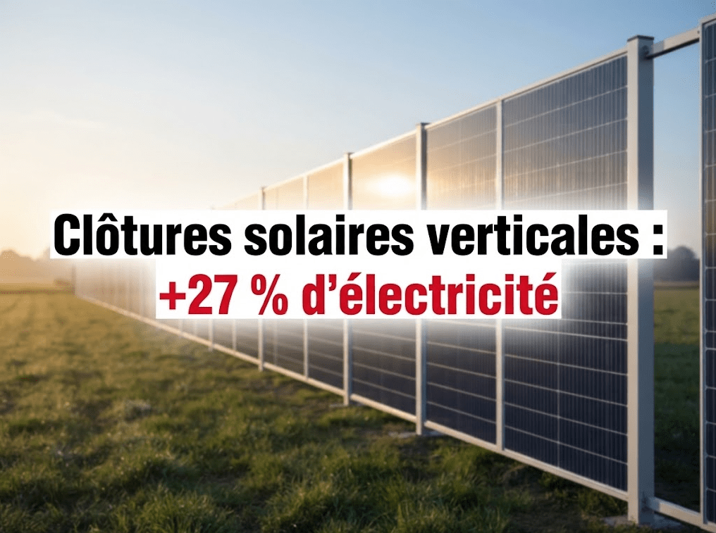 Clôtures solaires verticales : une étude de l'université de York mesure jusqu'à 27 % d'électricité en plus le matin