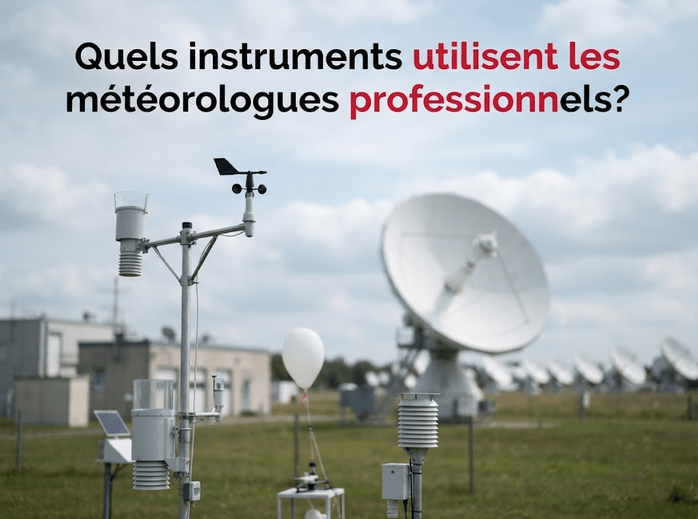 Quels instruments utilisent les météorologues professionnels ?