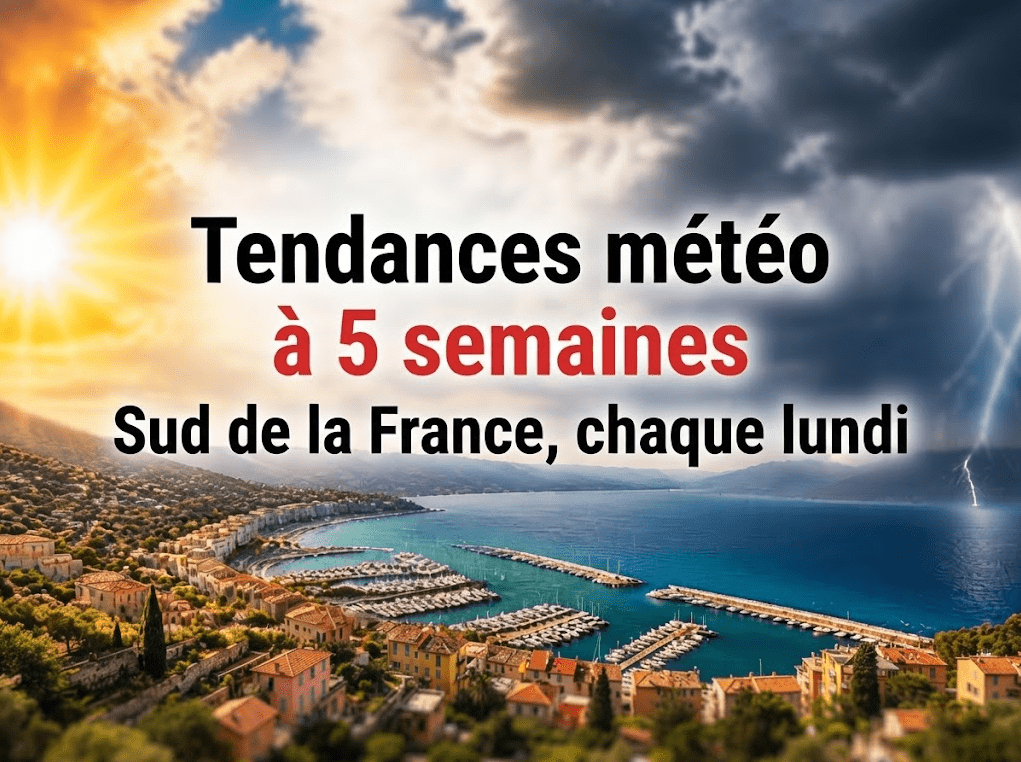 Tendances météo dans le sud de la France