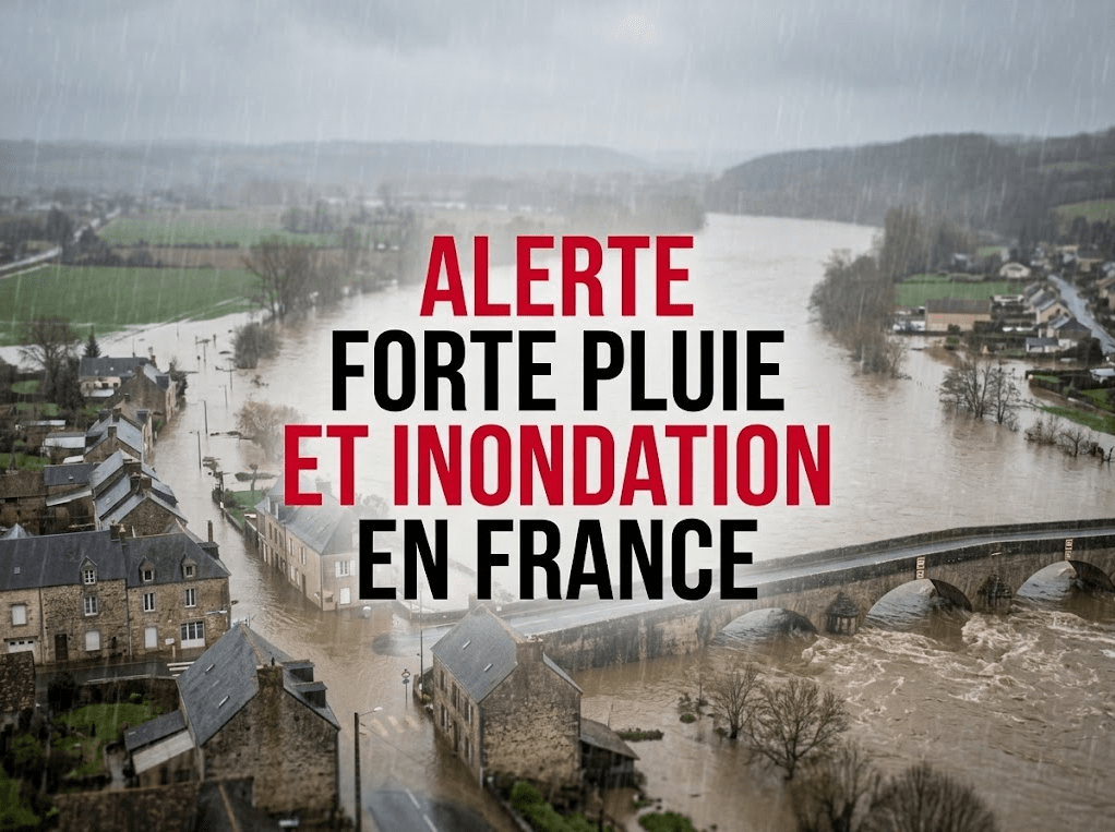 Alerte Forte Pluie et Inondation en France