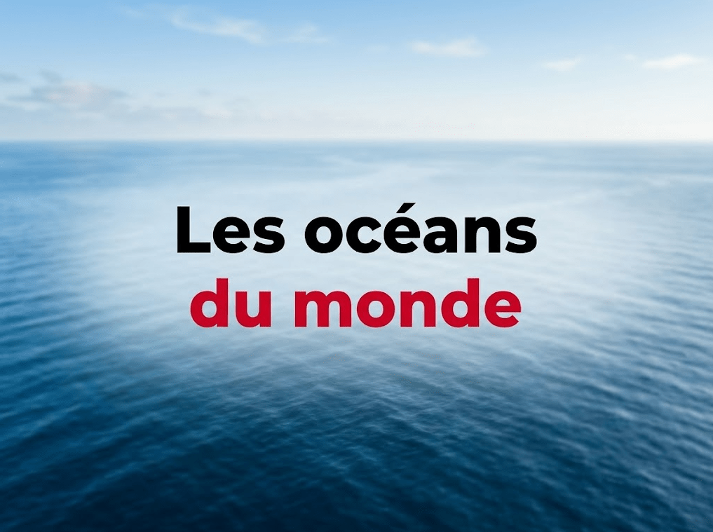 Les océans du monde sont au nombre de cinq