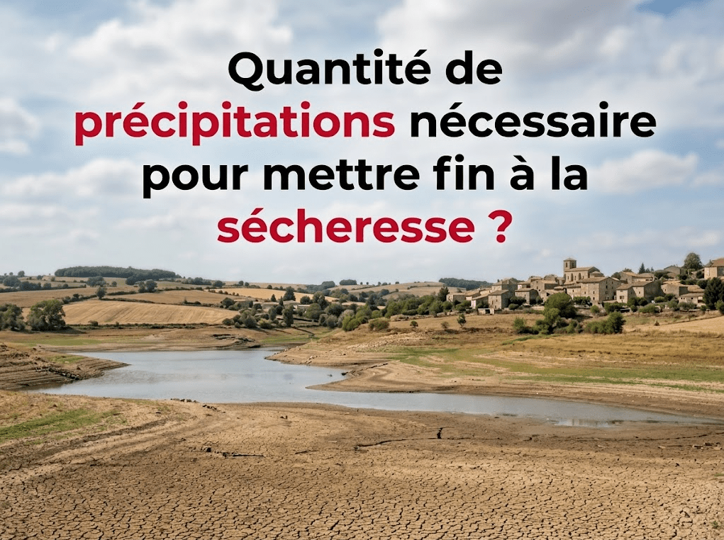 Quelle quantité de précipitations est nécessaire pour mettre fin à la sécheresse en France ?