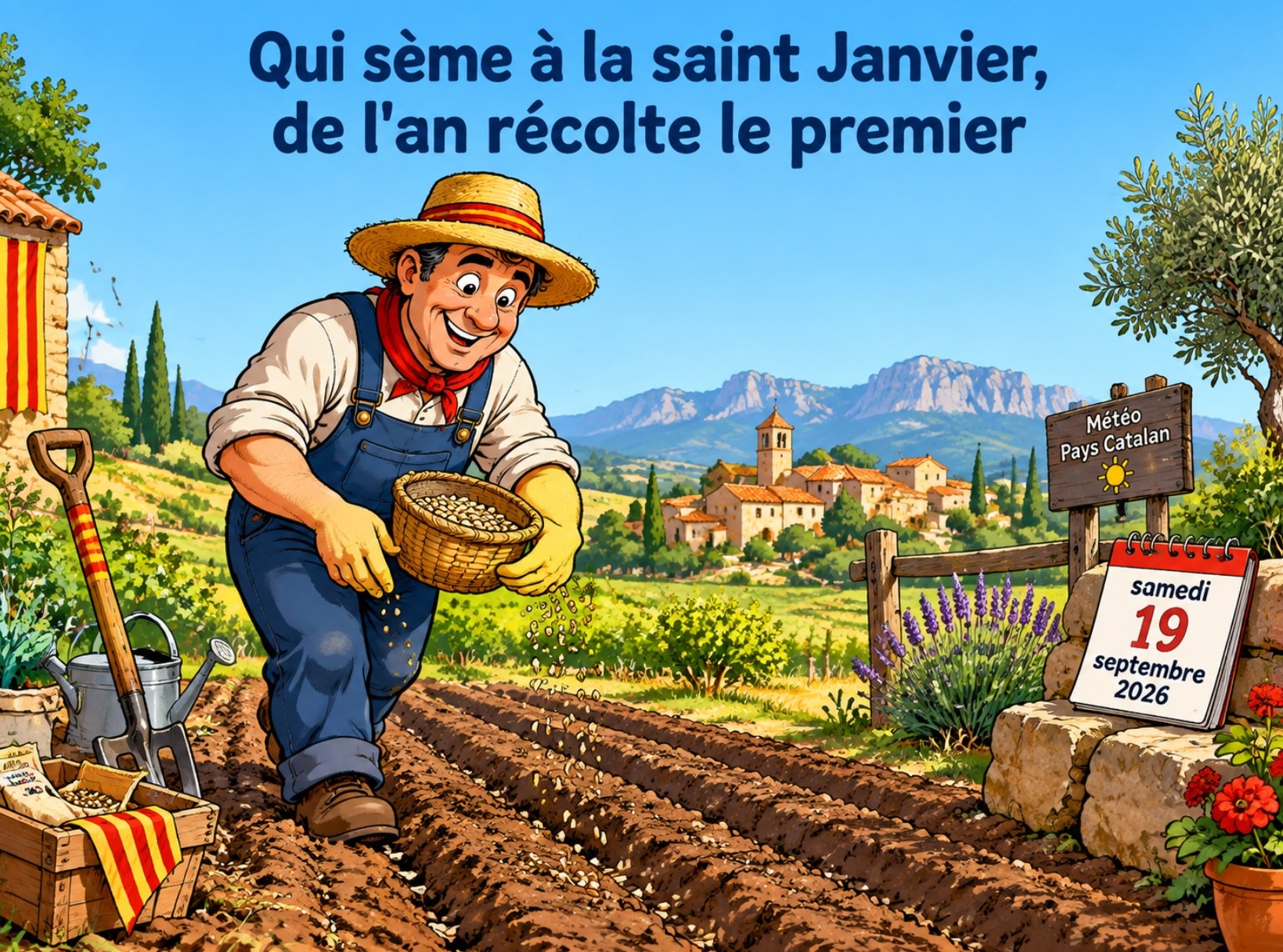 "Qui sème à la saint Janvier, de l'an récolte le premier"