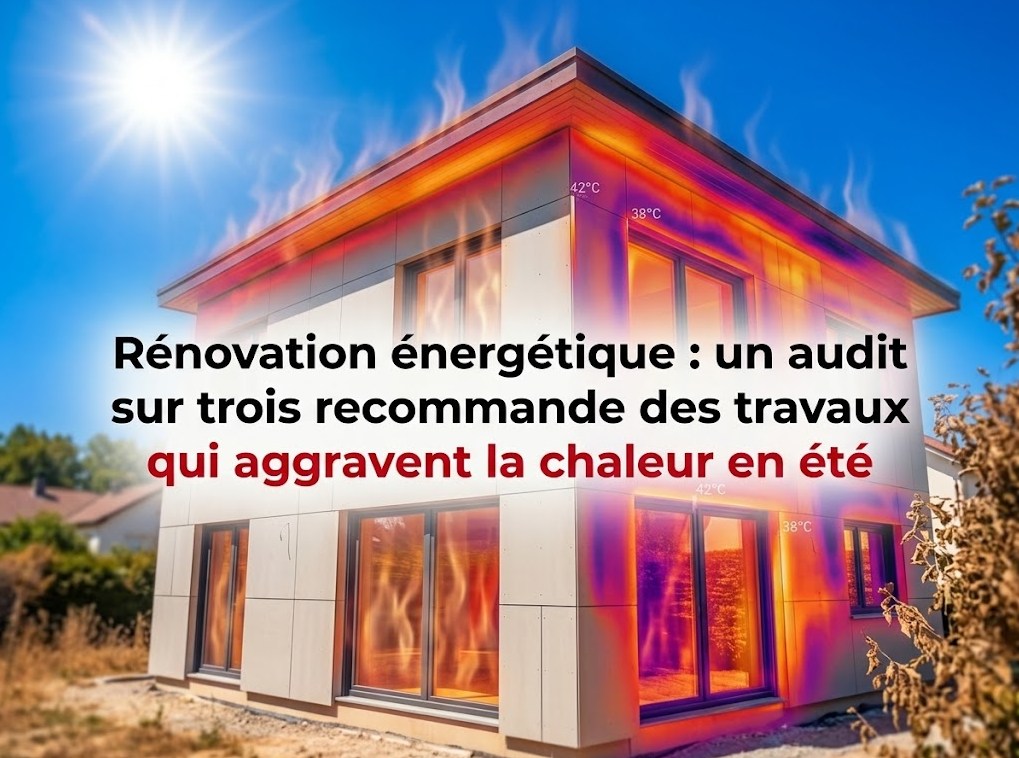 Rénovation énergétique : un audit sur trois recommande des travaux qui aggravent la chaleur en été